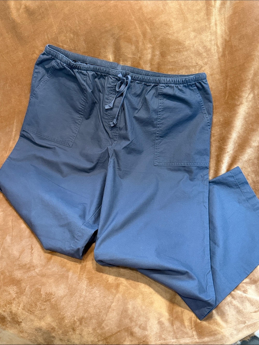 Women’s LL Bean Classic Fit Elastic Drawstring Pants in Gray Size X-Large